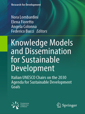 cover image of Knowledge Models and Dissemination for Sustainable Development